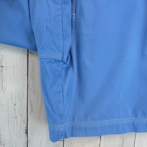 VTG Lauren Ralph Lauren Blue Cotton Adjustable Waist Bermuda 7" Shorts Size 4 - Picture 5 of 12